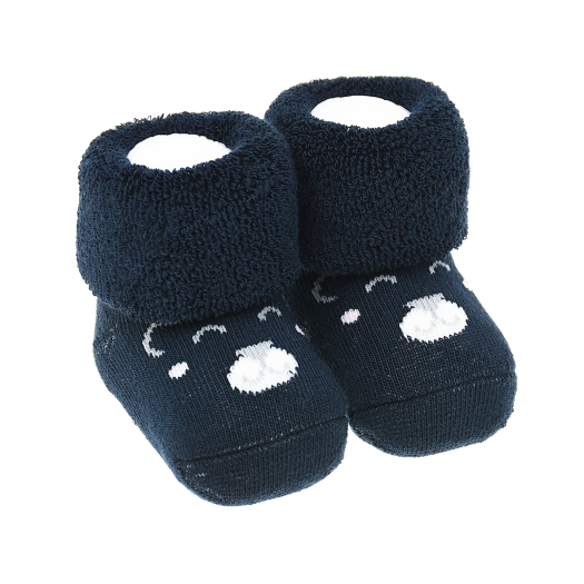 Синие носки с махровыми манжетами Falke | Фото 1