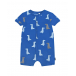 Синий песочник с принтом &quot;динозавры&quot; Sanetta Kidswear | Фото 1
