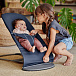 Пепельно-синий шезлонг-кресло для детей Bliss 3D Jersey Baby Bjorn | Фото 5