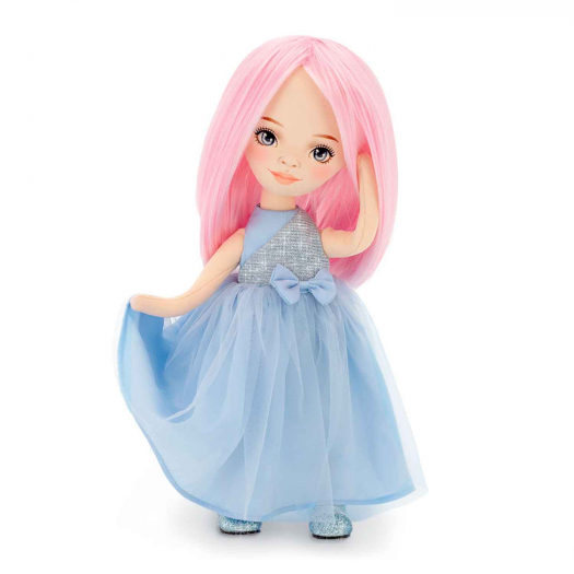 Кукла Sweet Sisters BILLIE в голубом атласном платье, 32 см Orange Toys | Фото 1