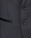 Черный пиджак с принтованной подкладкой  | Фото 4