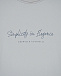 Серая футболка с принтом &quot;simplicity in elegance&quot; Brunello Cucinelli | Фото 3