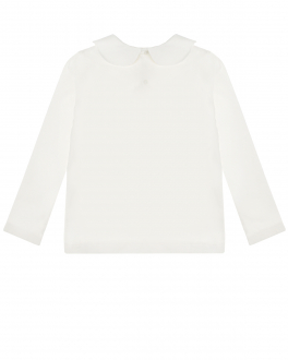 Белая блуза с отложным воротником Aletta Белый, арт. R210080B-53 T414 | Фото 2