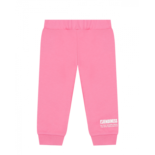 Розовые спортивные брюки Fendi | Фото 1