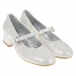 Белые туфли с пайетками Monnalisa | Фото 1