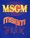 Синяя спортивная куртка с желтым логотипом MSGM | Фото 4