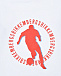 Белая толстовка с красным лого Bikkembergs | Фото 3