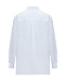 Рубашка прямая с декором макраме, белая 120% Lino | Фото 5