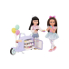 Скутер для куклы &quot;Доставка пончиков&quot; Glitter Girls | Фото 1