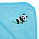 Набор для купания &quot;Панда&quot; (полотенце 75х75 см, рукавица, губка натуральная) голубой Bellini | Фото 6