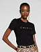 Черная футболка с леопардовым лого Roberto Cavalli | Фото 4