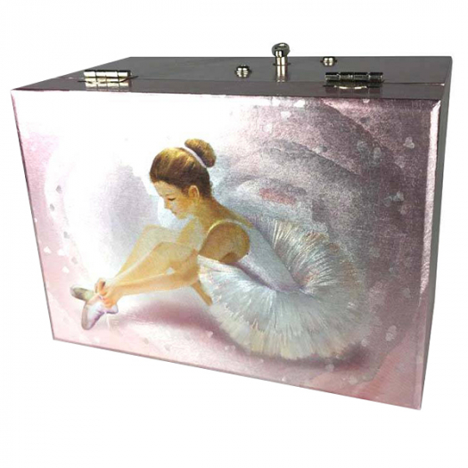 Музыкальная шкатулка &quot;Балерина&quot; 14,8x10,6x8,5 см., розовый Musicboxworld | Фото 1