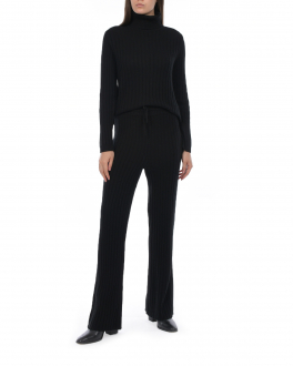Черные брюки в рубчик FTC Cashmere Черный, арт. 886-0500 990 | Фото 2