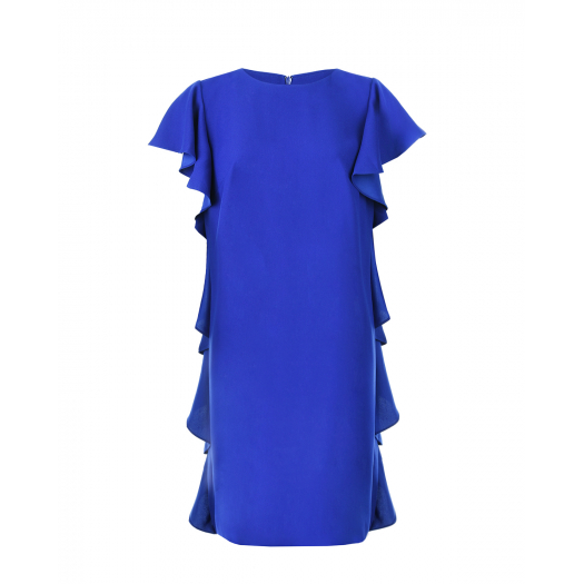 Синее платье Greta с воланами Pietro Brunelli | Фото 1
