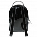 Черный лаковый рюкзак 20,5х11х26,5 см Karl Lagerfeld kids | Фото 3