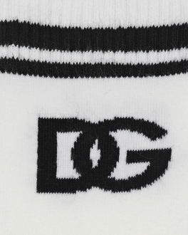 Белые спортивные носки Dolce&Gabbana Белый, арт. LBKA95 JACLW S9001 | Фото 2