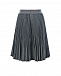 Серая юбка с поясом на резинке Aletta | Фото 3