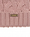 Розовая шапка с меховым помпоном Il Trenino | Фото 3