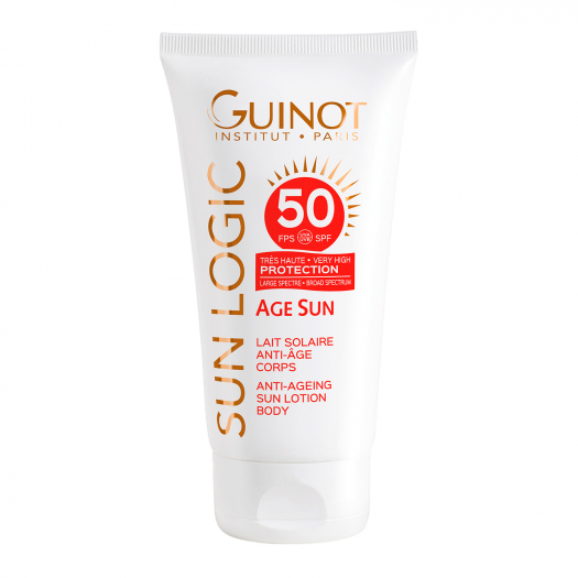 Антивозрастное солнцезащитное молочко для тела SPF 50 Age Sun Lait Solaire Anti-Age Corps, 150 мл GUINOT | Фото 1