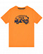 Пижама: оранжевая футболка и синие шорты Sanetta | Фото 2