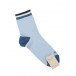 Голубые носки с отделкой в полоску Story Loris | Фото 1