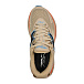 Кроссовки со шнуровкой на резинке и синими деталями, бежевые Fessura | Фото 4