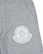 Серые спортивные брюки с логотипом Moncler | Фото 3