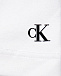 Белая толстовка с логотипом на горловине Calvin Klein | Фото 3