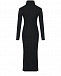 Черное платье STELVIO из шерсти и кашемира Pietro Brunelli | Фото 6
