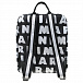 Черный рюкзак со сплошным белым лого, 40x35x15 см MARNI | Фото 3