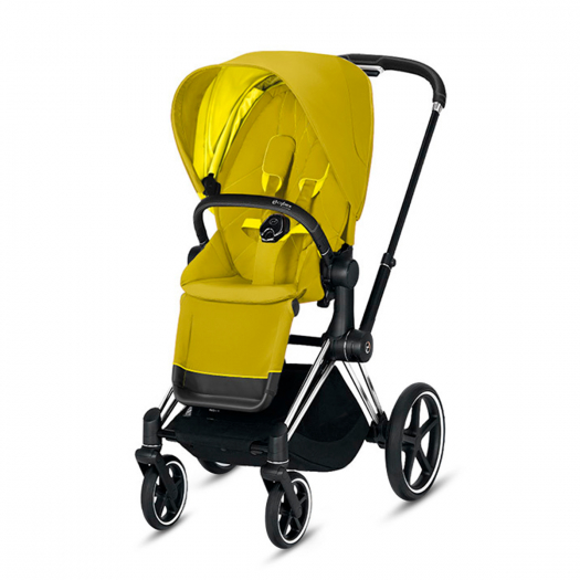 Прогулочная коляска Cybex Priam III Mustard Yellow и шасси Chrome  , арт.  | Фото 1