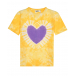 Желтая футболка с принтом &quot;сердце&quot; Molo | Фото 1