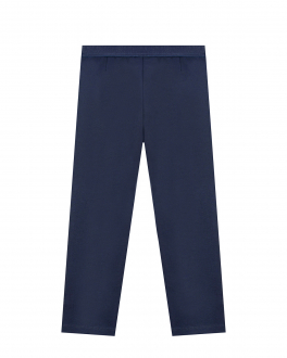 Синие брюки с серебристыми кнопками Aletta Синий, арт. A220702-13ARG 111 | Фото 2