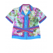 Шелковая блуза с принтом &quot;колокольчики&quot; Dolce&Gabbana | Фото 1