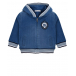 Голубая спортивная куртка с логотипом Dolce&Gabbana | Фото 1