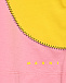 Шорты с желтыми кругами, розовые MARNI | Фото 3