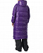 Стеганое двусторонне пальто, фиолетовое Yves Salomon | Фото 4