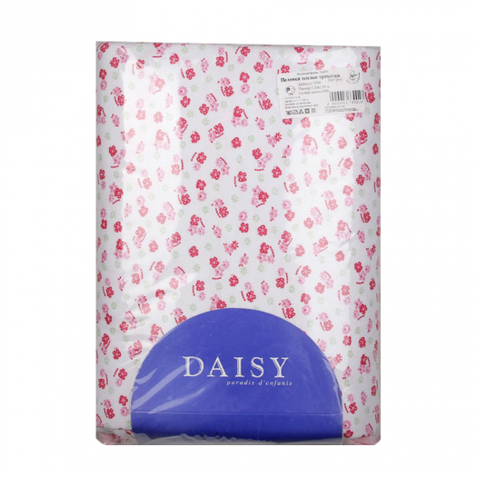 Пеленки Daisy трикотаж, розовые, 3 штуки, 95х120 см  | Фото 1
