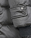 Серое пальто-пуховик с капюшоном Naumi | Фото 6