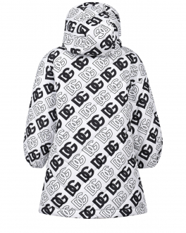 Черно-белая куртка со сплошным лого Dolce&Gabbana Мультиколор, арт. L5JBM3 ISMAN HAVBN | Фото 2