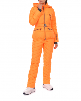 Оранжевые стеганые брюки Naumi Оранжевый, арт. 1851MW-0011-MI173  NEON-ORANGE | Фото 2