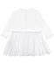 Белое платье с юбкой из сетки Moschino | Фото 2