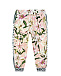 Розовые спортивные брюки с принтом &quot;лилии&quot; Dolce&Gabbana | Фото 3