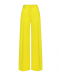 Брюки желтые широкие со стрелкой MSGM | Фото 1