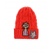 Красная шапка с бисером Catya | Фото 1