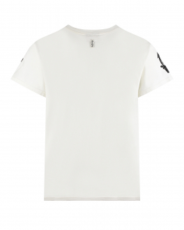 Белая футболка с принтом &quot;граффити&quot; Deha Белый, арт. B54122 18001 | Фото 2