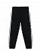 Черные спортивные брюки с белыми лампасами Balmain | Фото 2