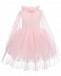 Светло-розовое платье с накидкой Sasha Kim | Фото 3