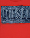 Красная футболка с джинсовым лого Diesel | Фото 3