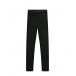 Черные леггинсы с логотипом на резинке Calvin Klein | Фото 1